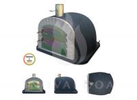 Ref. Borboleta Negro con Aislamiento de Corcho - Dimensiones disponibles 80, 90, 100, 110 y 120